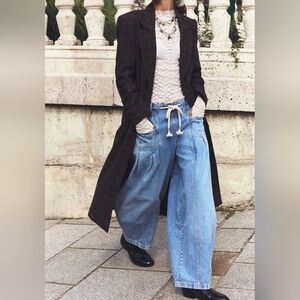 Sage & Fig Wide Leg Jeans, NWT